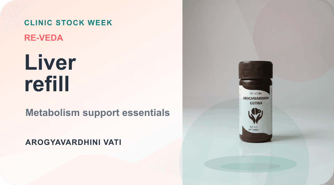 RE-VEDA liver care refill campaign banner